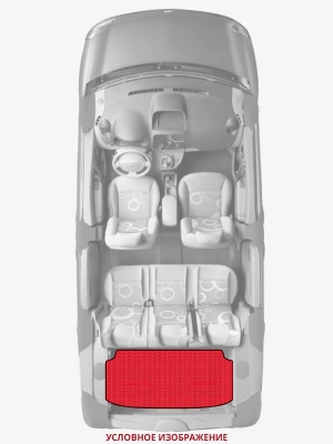 ЭВА коврики «Queen Lux» багажник для BMW 6 series (E24)